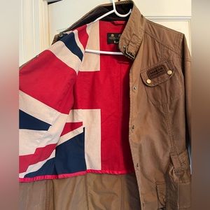Rare Barbour Jacket union jack flag “Vintage International”